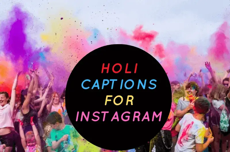 Happy Holi Captions