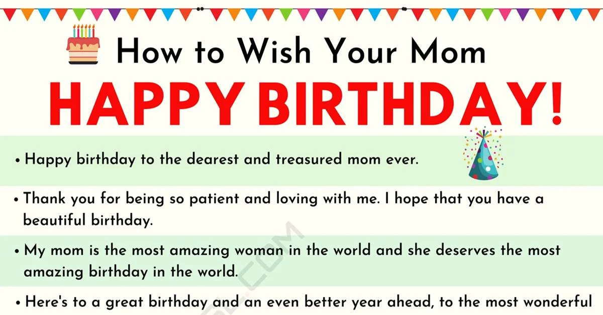 Birthday Captions For Mom