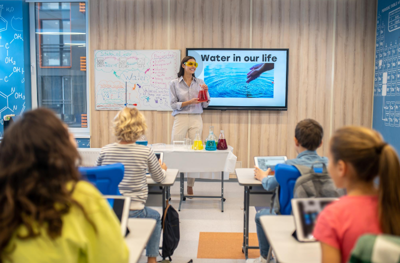 Enhancing Education with Interactive Flat Panel Classrooms